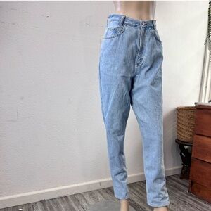 Quality denim vintage jeans blue high rise size:8